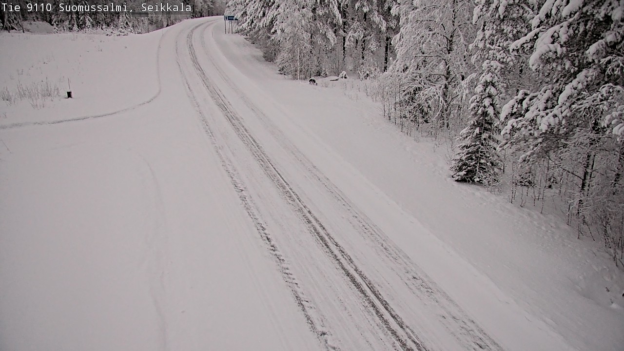 Kelikamerat Kuva Tie 9110 Suomussalmi, Seikkala, Suomussalmi, Kainuu