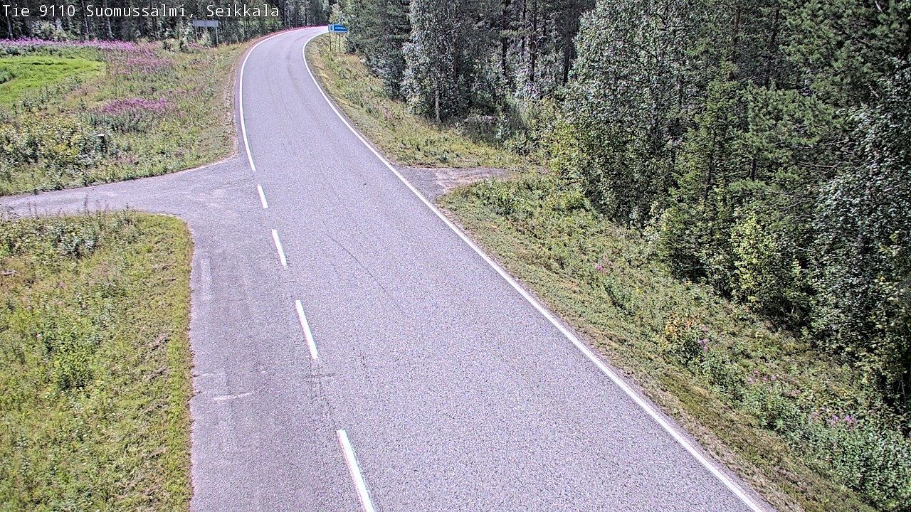 Kelikamerat Kuva Tie 9110 Suomussalmi, Seikkala, Suomussalmi, Kainuu