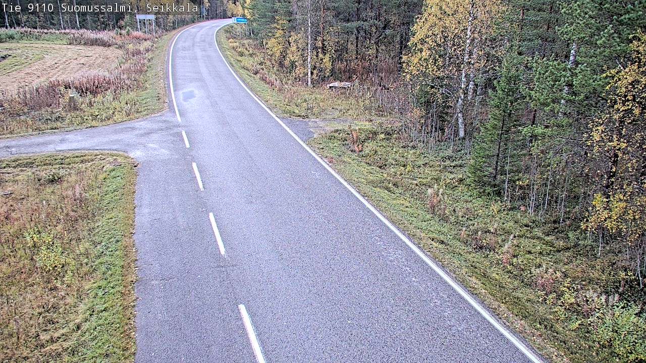 Kelikamerat Kuva Tie 9110 Suomussalmi, Seikkala, Suomussalmi, Kainuu