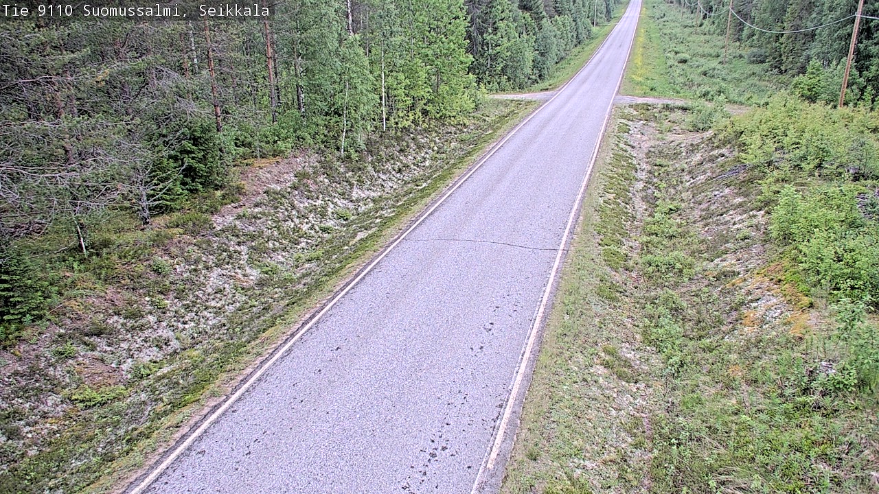 Kelikamerat Kuva Tie 9110 Suomussalmi, Seikkala, Suomussalmi, Kainuu