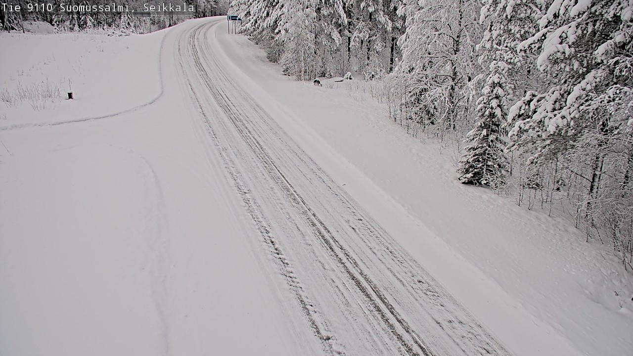 Weather Camera Image Road 9110 Suomussalmi, Seikkala, Suomussalmi, Kainuu