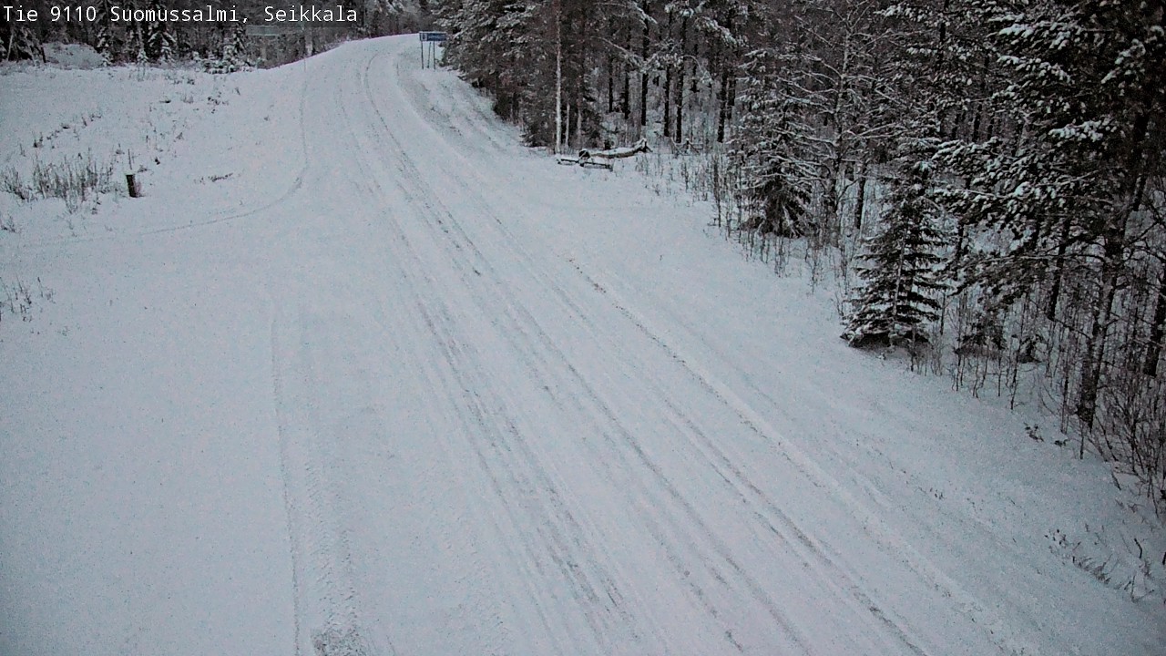 Weather Camera Image Road 9110 Suomussalmi, Seikkala, Suomussalmi, Kainuu
