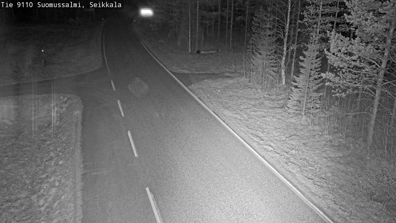 Weather Camera Image Road 9110 Suomussalmi, Seikkala, Suomussalmi, Kainuu
