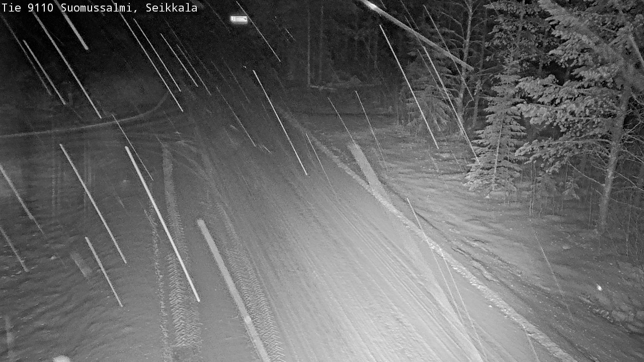 Weather Camera Image Road 9110 Suomussalmi, Seikkala, Suomussalmi, Kainuu