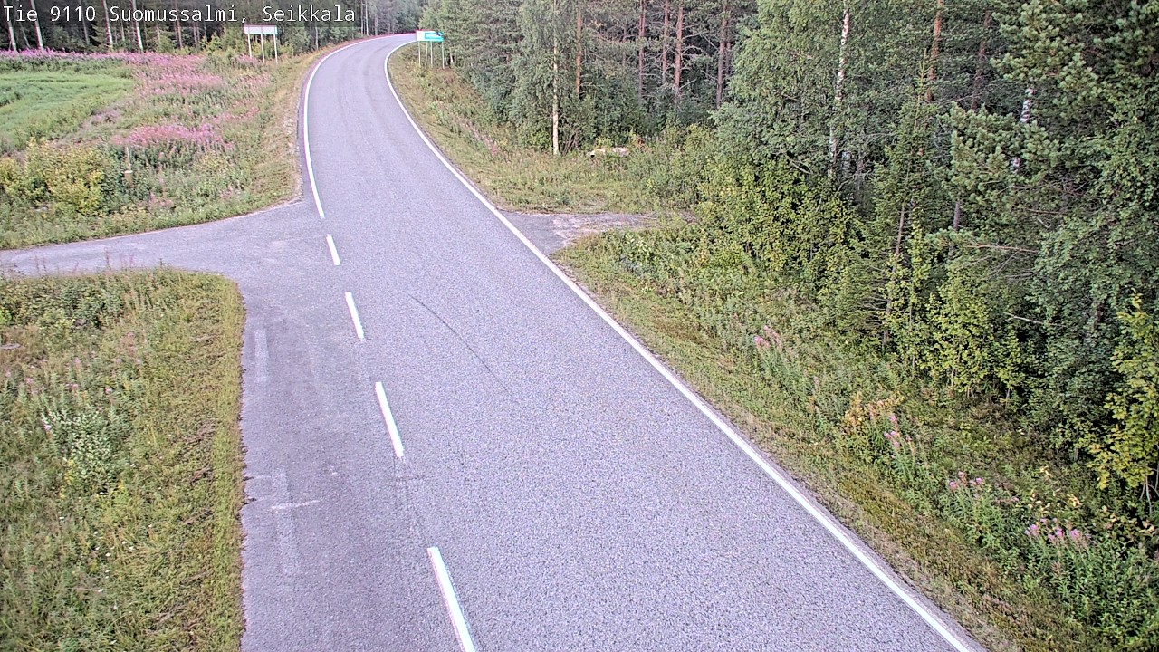 Kelikamerat Kuva Tie 9110 Suomussalmi, Seikkala, Suomussalmi, Kainuu