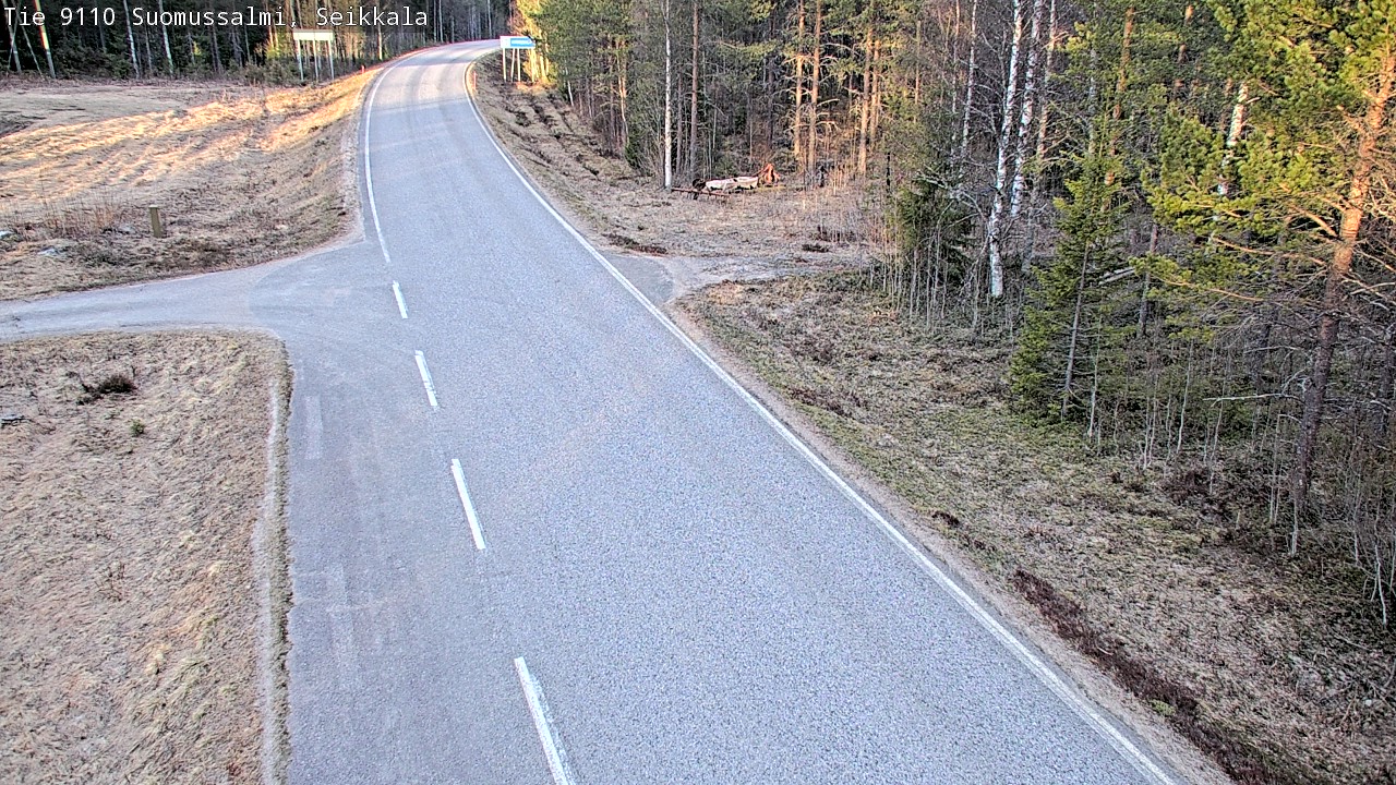 Kelikamerat Kuva Tie 9110 Suomussalmi, Seikkala, Suomussalmi, Kainuu