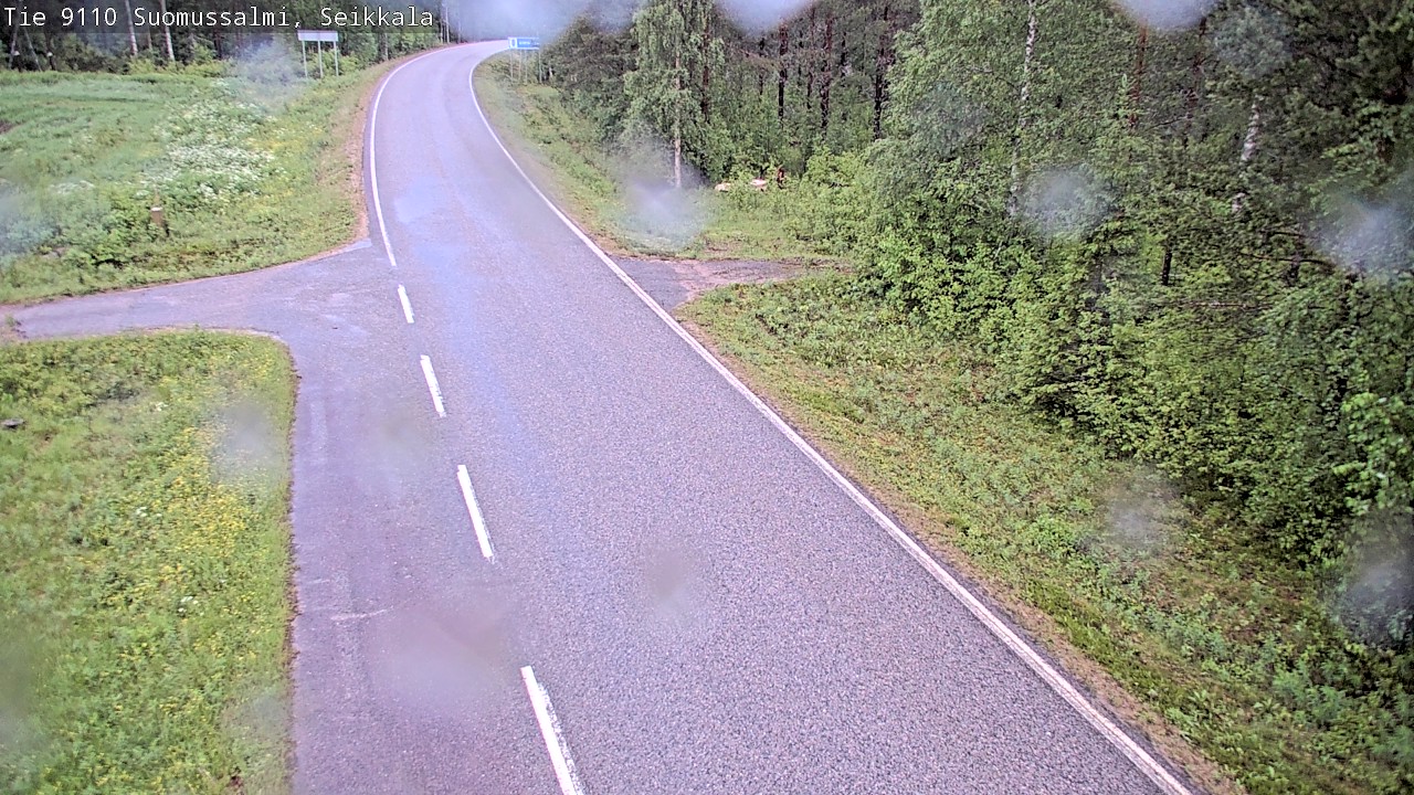 Kelikamerat Kuva Tie 9110 Suomussalmi, Seikkala, Suomussalmi, Kainuu