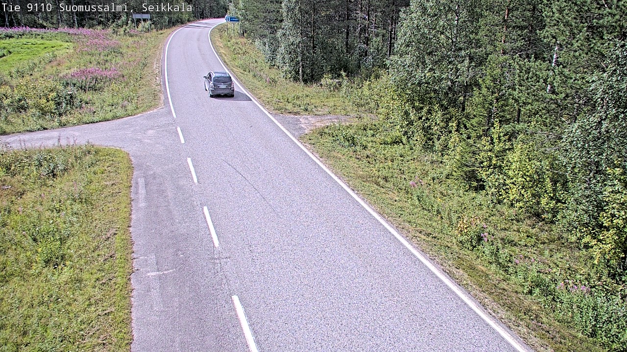 Kelikamerat Kuva Tie 9110 Suomussalmi, Seikkala, Suomussalmi, Kainuu