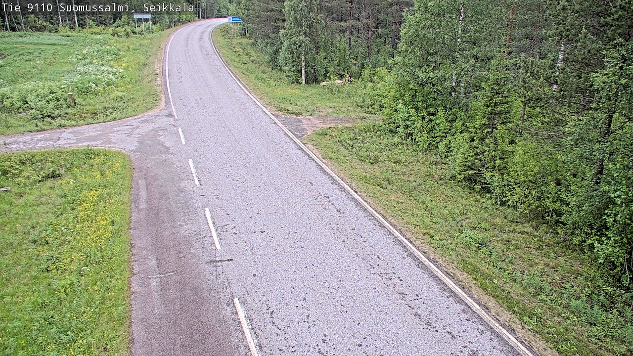 Kelikamerat Kuva Tie 9110 Suomussalmi, Seikkala, Suomussalmi, Kainuu