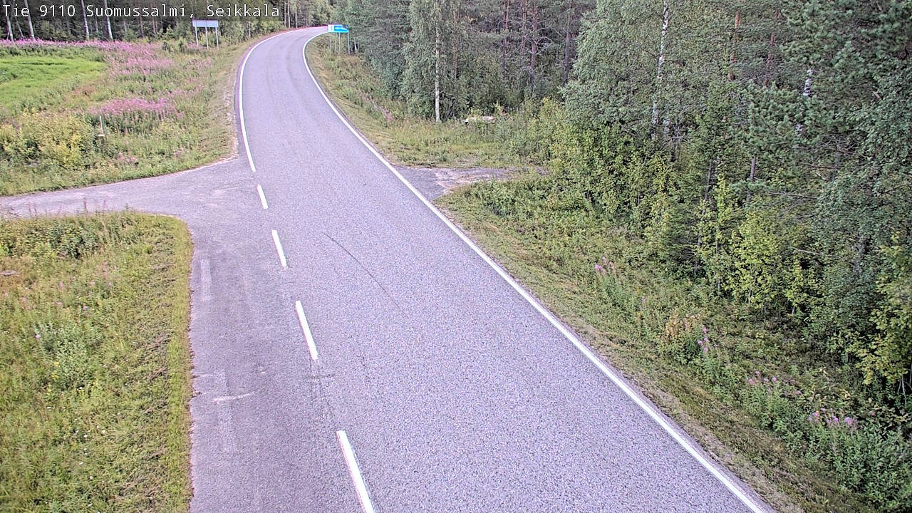 Kelikamerat Kuva Tie 9110 Suomussalmi, Seikkala, Suomussalmi, Kainuu