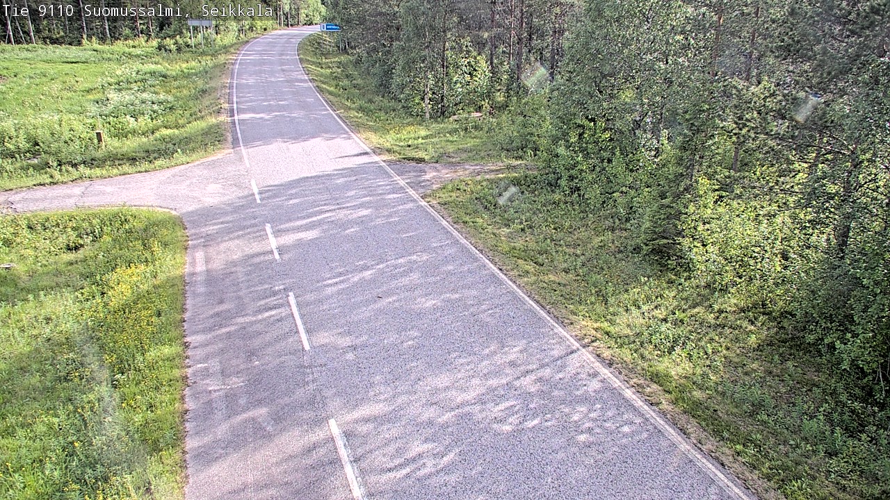 Weather Camera Image Road 9110 Suomussalmi, Seikkala, Suomussalmi, Kainuu