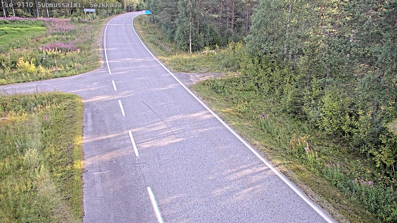 Kelikamerat Kuva Tie 9110 Suomussalmi, Seikkala, Suomussalmi, Kainuu