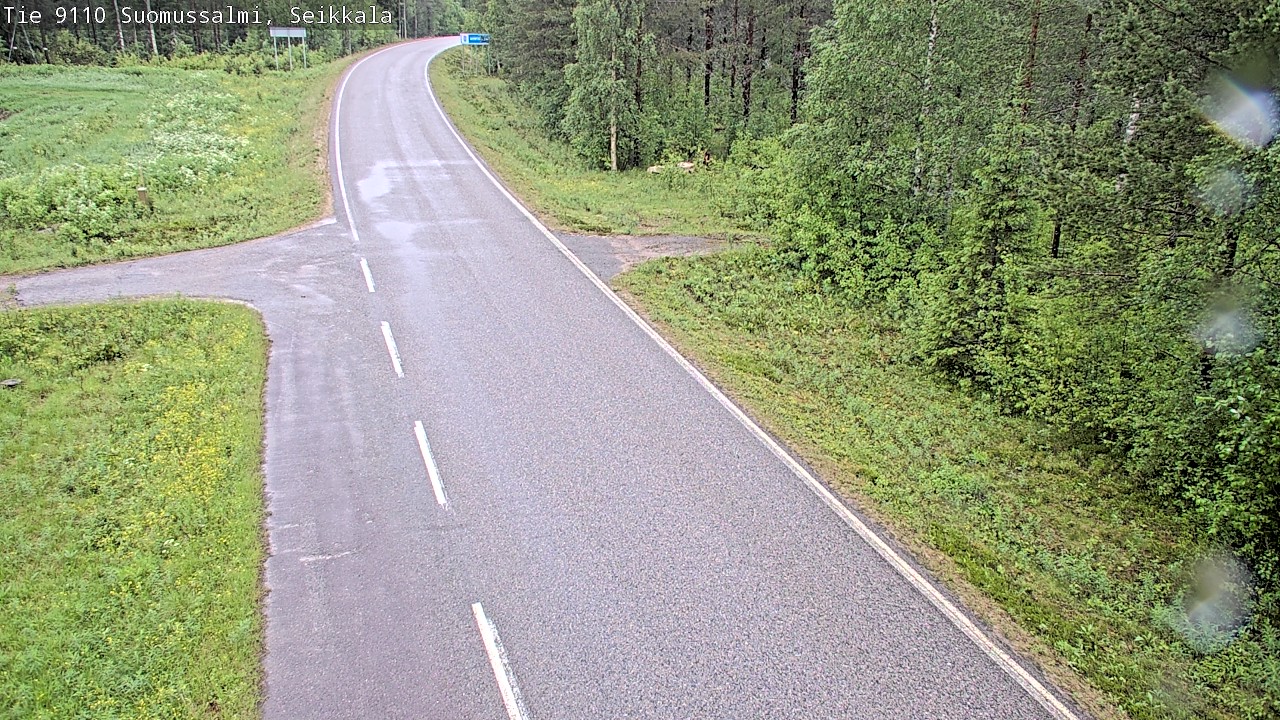 Kelikamerat Kuva Tie 9110 Suomussalmi, Seikkala, Suomussalmi, Kainuu