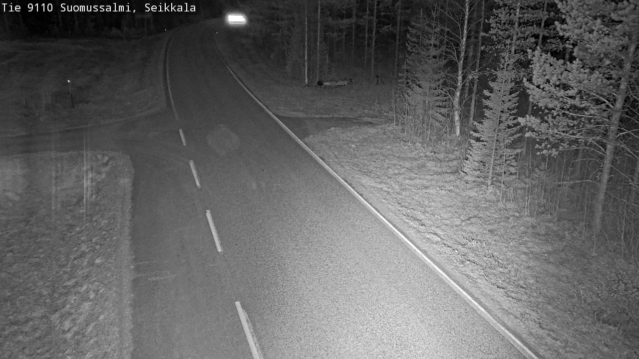Weather Camera Image Road 9110 Suomussalmi, Seikkala, Suomussalmi, Kainuu