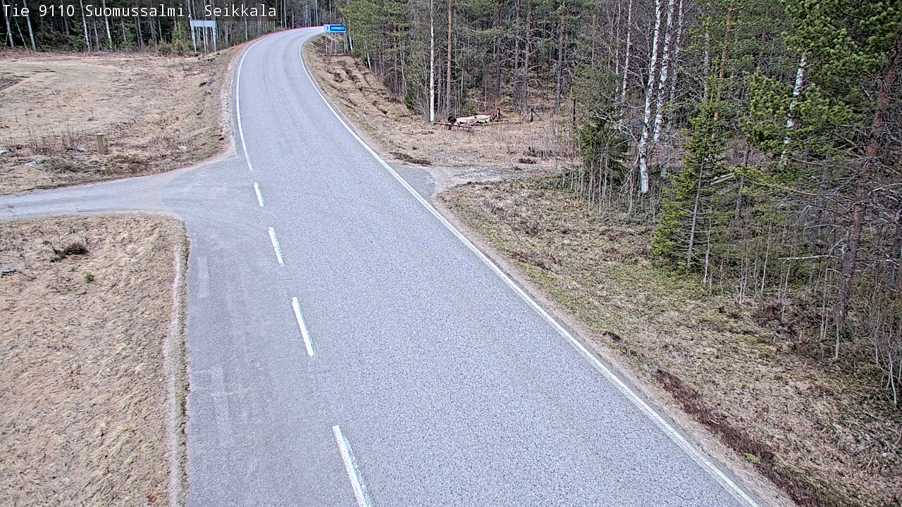 Kelikamerat Kuva Tie 9110 Suomussalmi, Seikkala, Suomussalmi, Kainuu