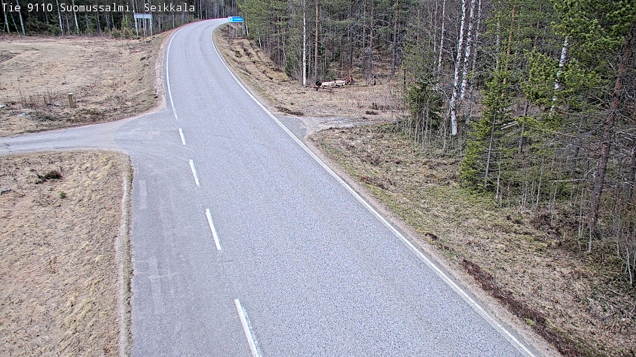 Kelikamerat Kuva Tie 9110 Suomussalmi, Seikkala, Suomussalmi, Kainuu