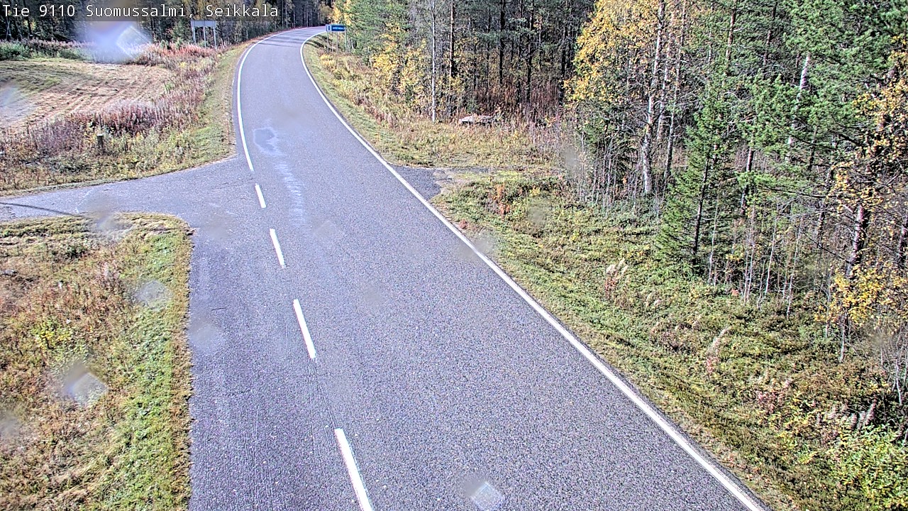 Weather Camera Image Road 9110 Suomussalmi, Seikkala, Suomussalmi, Kainuu