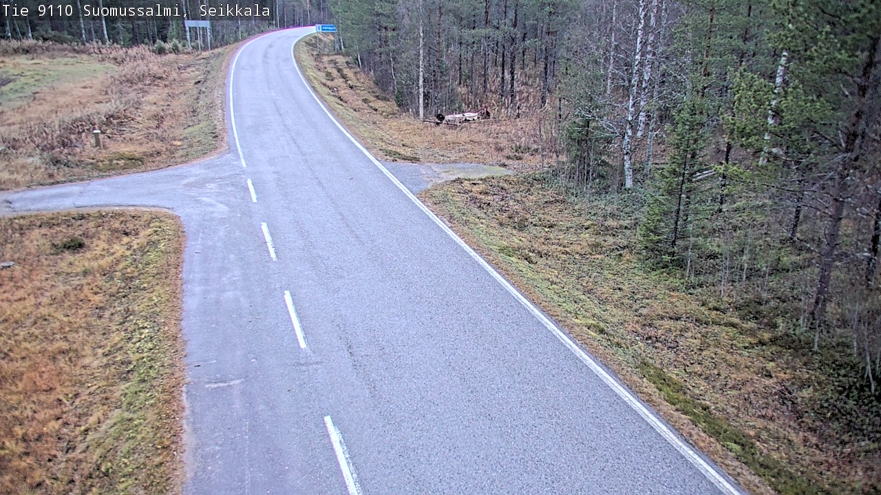 Kelikamerat Kuva Tie 9110 Suomussalmi, Seikkala, Suomussalmi, Kainuu