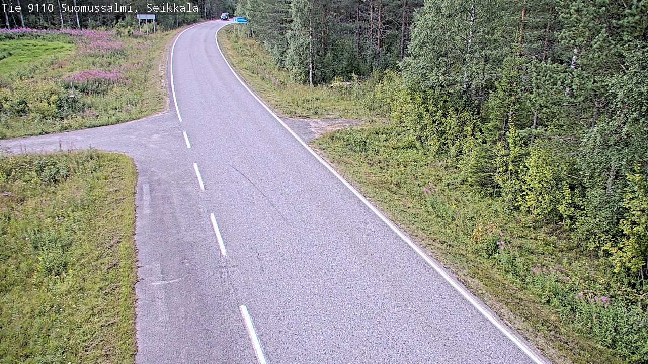 Kelikamerat Kuva Tie 9110 Suomussalmi, Seikkala, Suomussalmi, Kainuu
