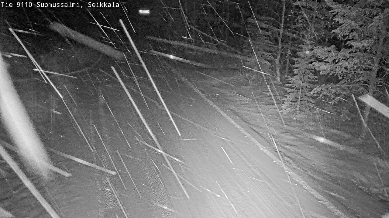 Weather Camera Image Road 9110 Suomussalmi, Seikkala, Suomussalmi, Kainuu