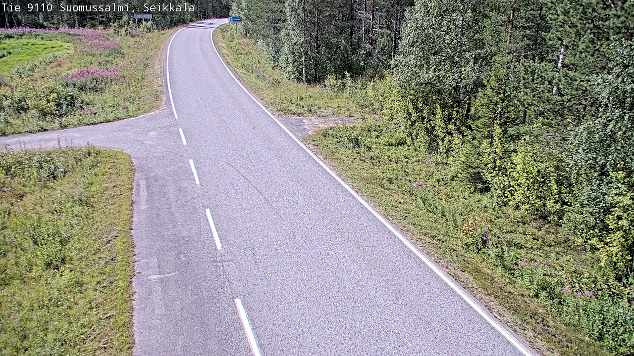 Kelikamerat Kuva Tie 9110 Suomussalmi, Seikkala, Suomussalmi, Kainuu