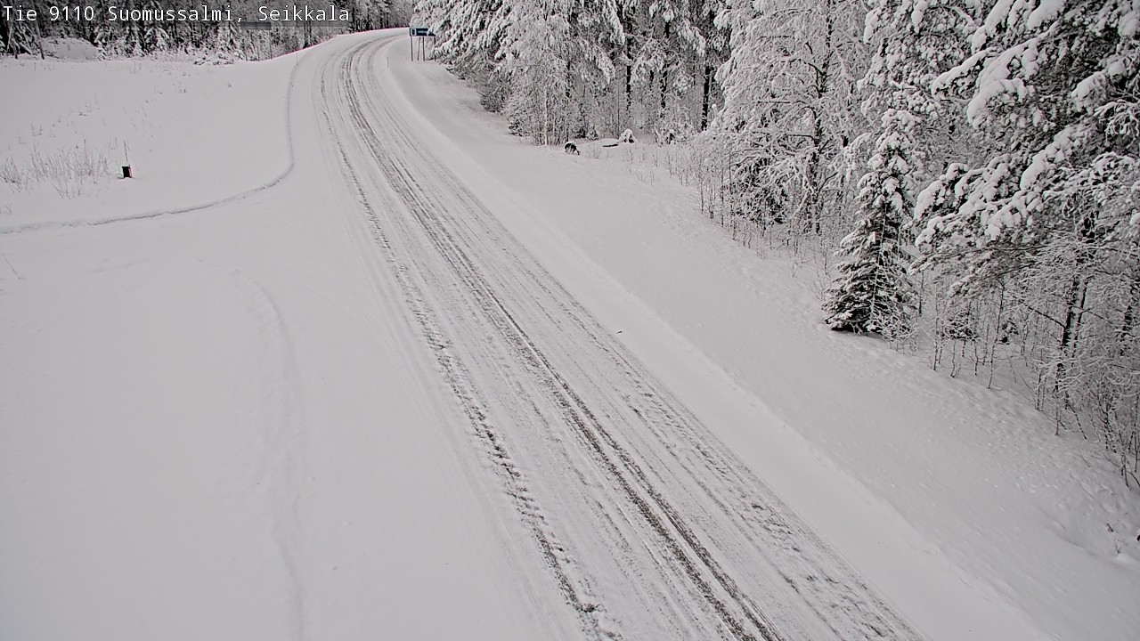 Weather Camera Image Road 9110 Suomussalmi, Seikkala, Suomussalmi, Kainuu