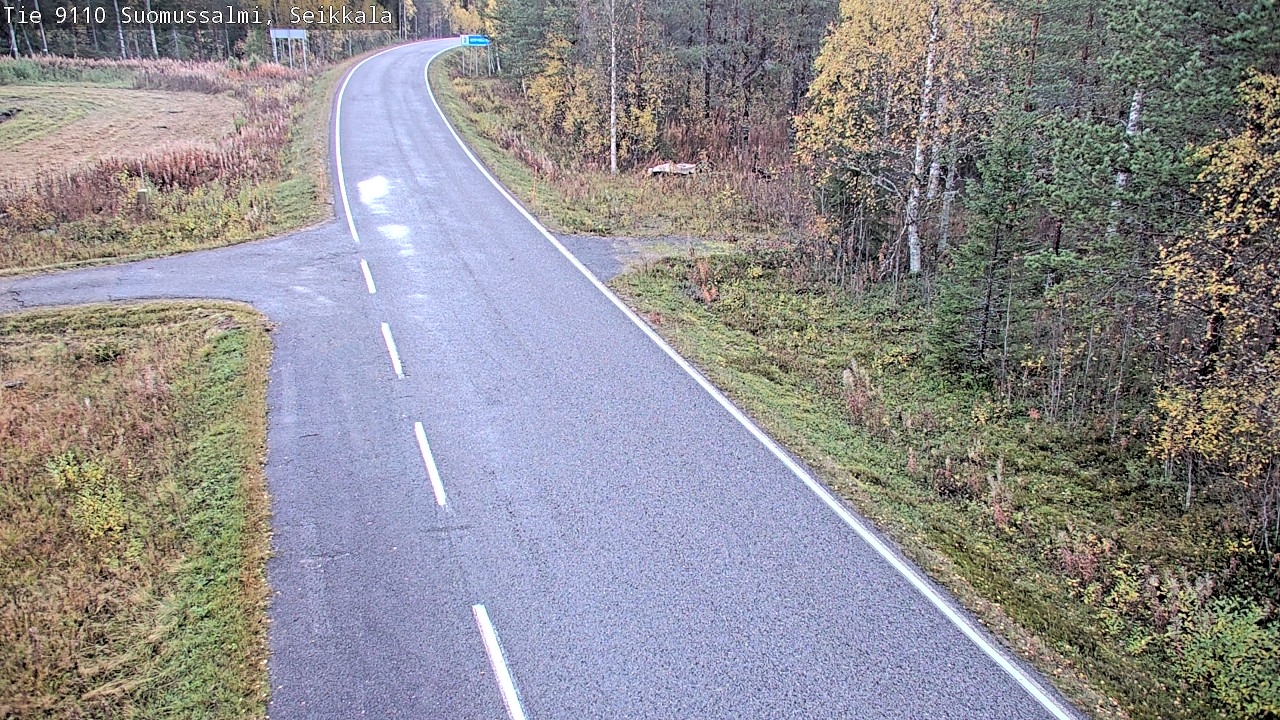 Kelikamerat Kuva Tie 9110 Suomussalmi, Seikkala, Suomussalmi, Kainuu