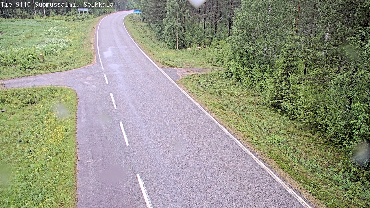 Kelikamerat Kuva Tie 9110 Suomussalmi, Seikkala, Suomussalmi, Kainuu