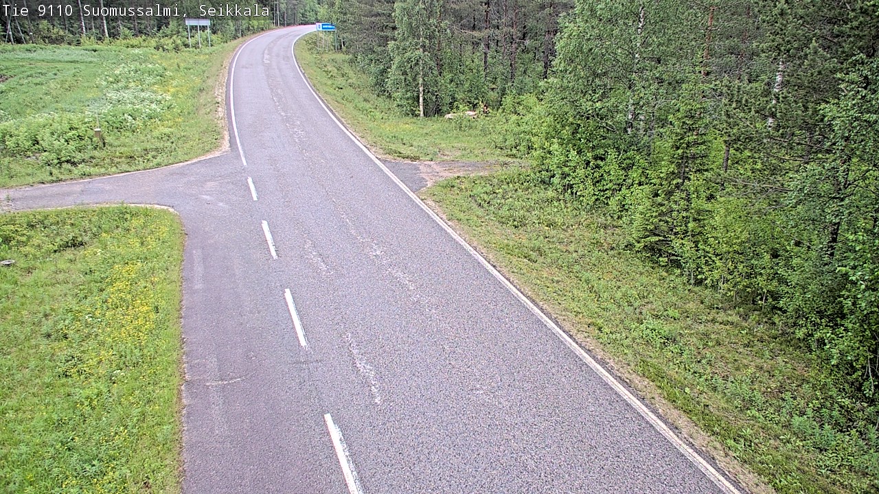 Kelikamerat Kuva Tie 9110 Suomussalmi, Seikkala, Suomussalmi, Kainuu
