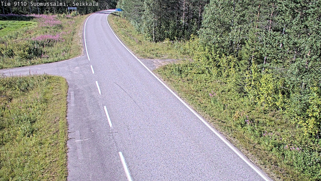 Kelikamerat Kuva Tie 9110 Suomussalmi, Seikkala, Suomussalmi, Kainuu