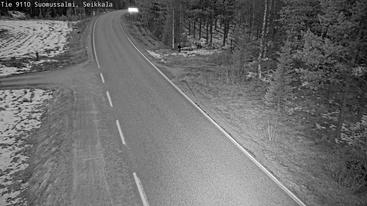 Weather Camera Image Road 9110 Suomussalmi, Seikkala, Suomussalmi, Kainuu