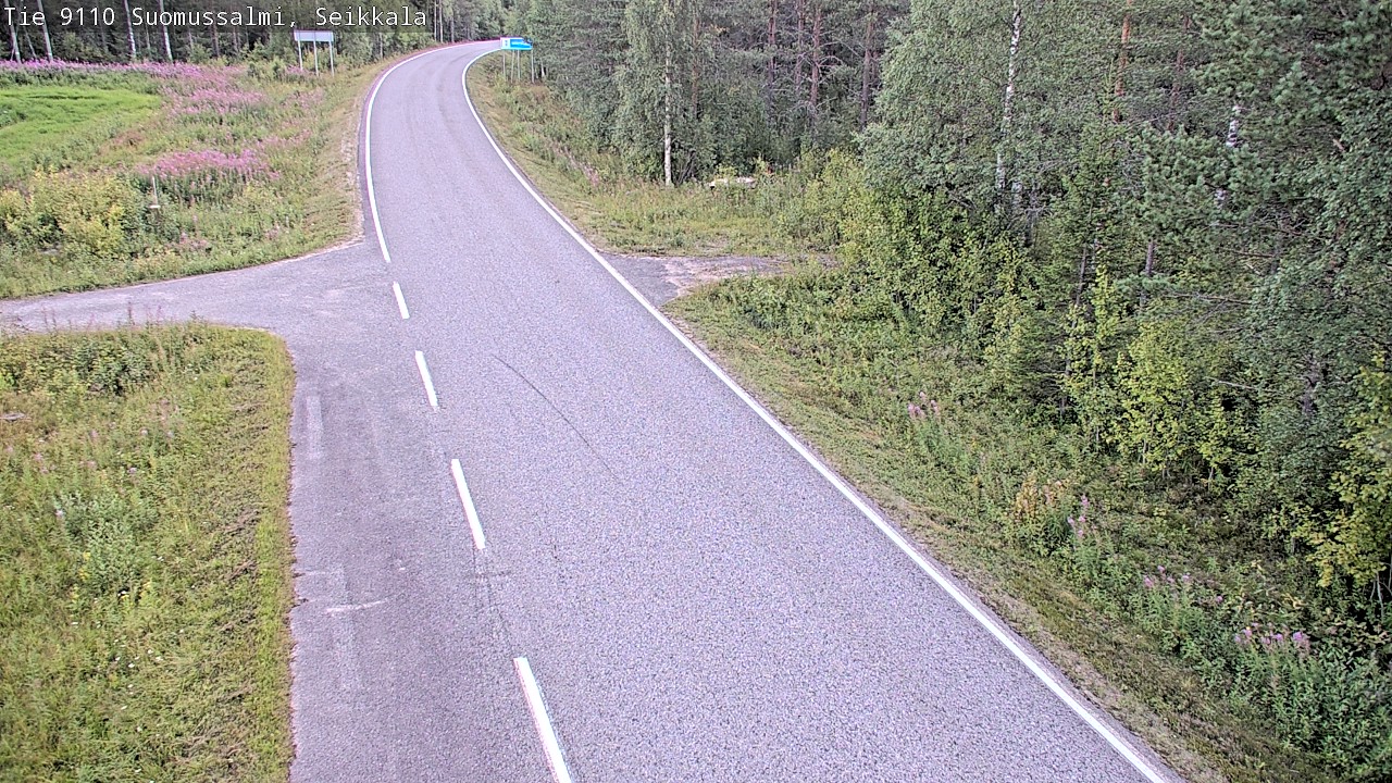 Kelikamerat Kuva Tie 9110 Suomussalmi, Seikkala, Suomussalmi, Kainuu