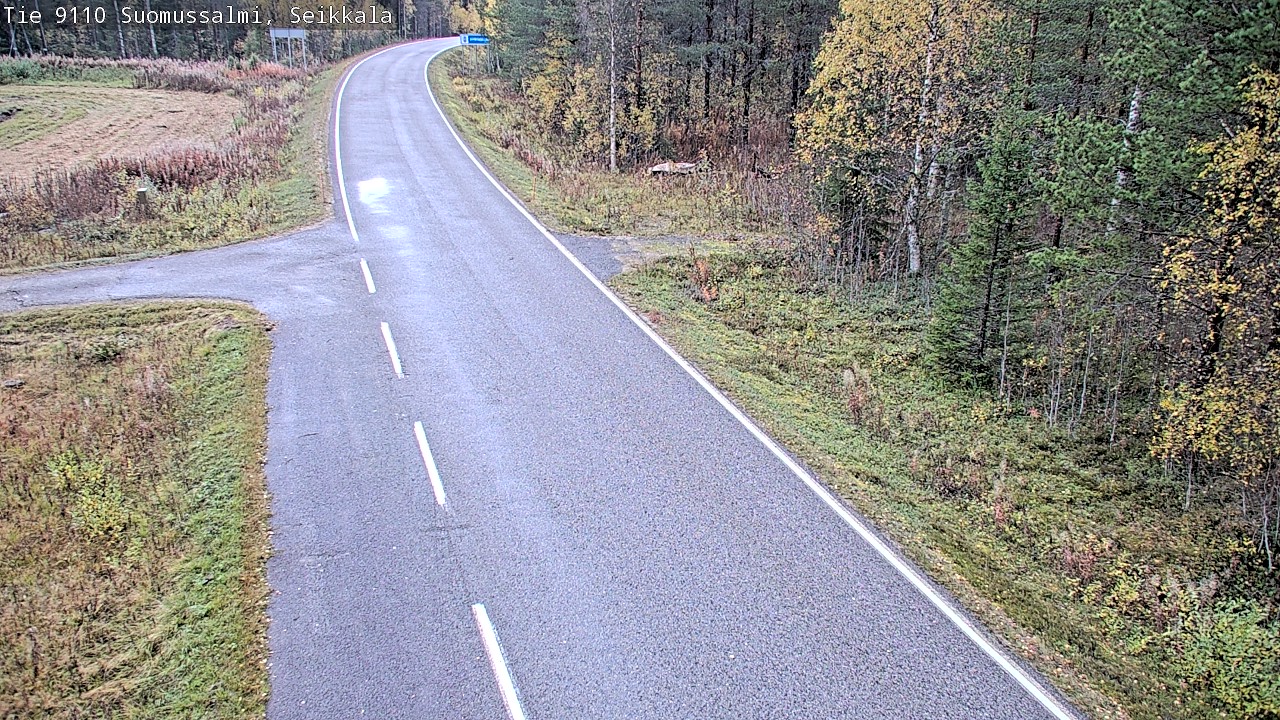 Kelikamerat Kuva Tie 9110 Suomussalmi, Seikkala, Suomussalmi, Kainuu