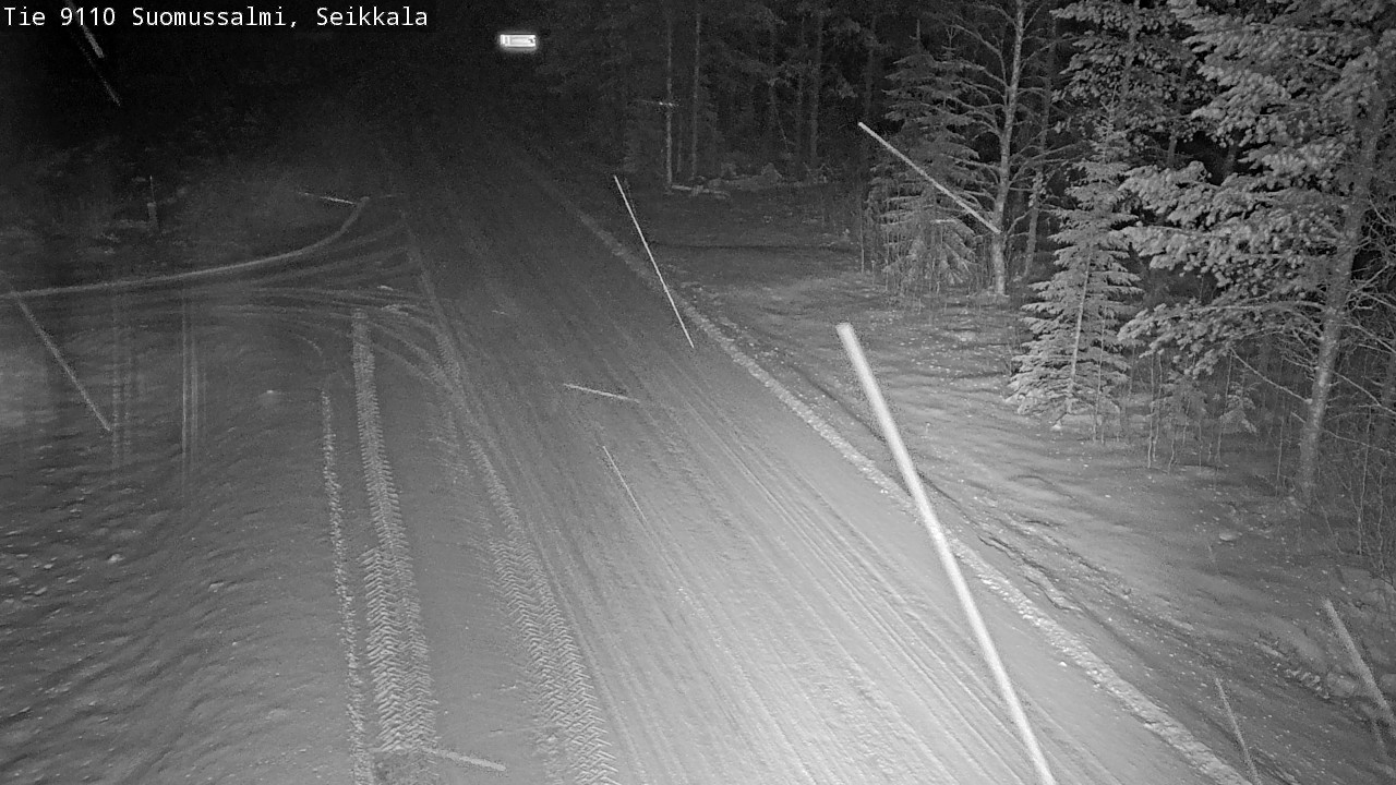 Weather Camera Image Road 9110 Suomussalmi, Seikkala, Suomussalmi, Kainuu