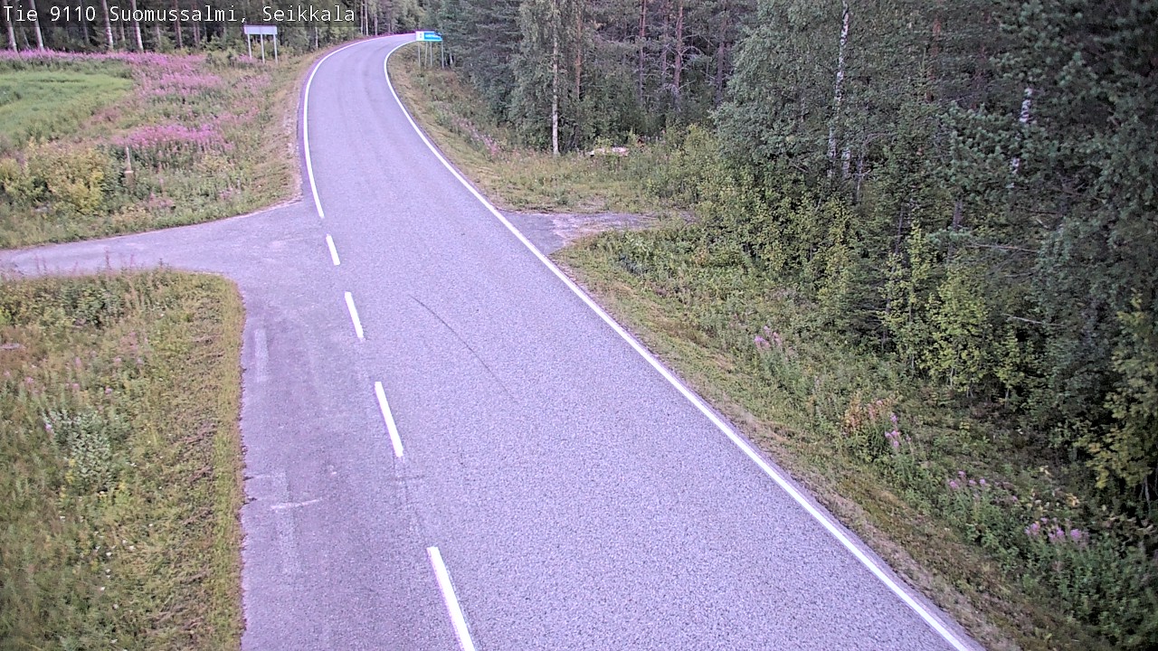Kelikamerat Kuva Tie 9110 Suomussalmi, Seikkala, Suomussalmi, Kainuu