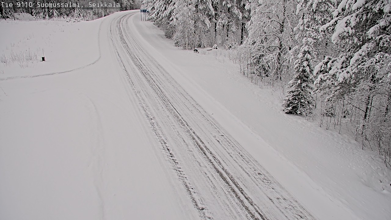 Weather Camera Image Road 9110 Suomussalmi, Seikkala, Suomussalmi, Kainuu