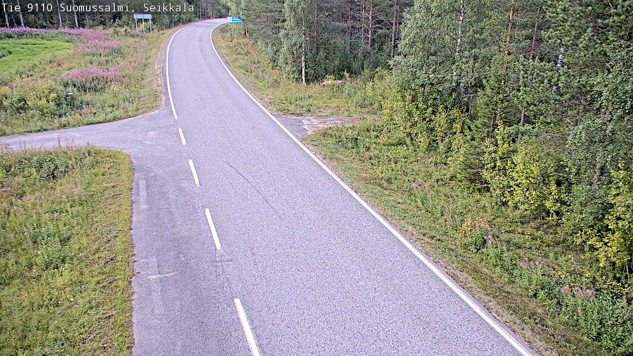 Weather Camera Image Road 9110 Suomussalmi, Seikkala, Suomussalmi, Kainuu