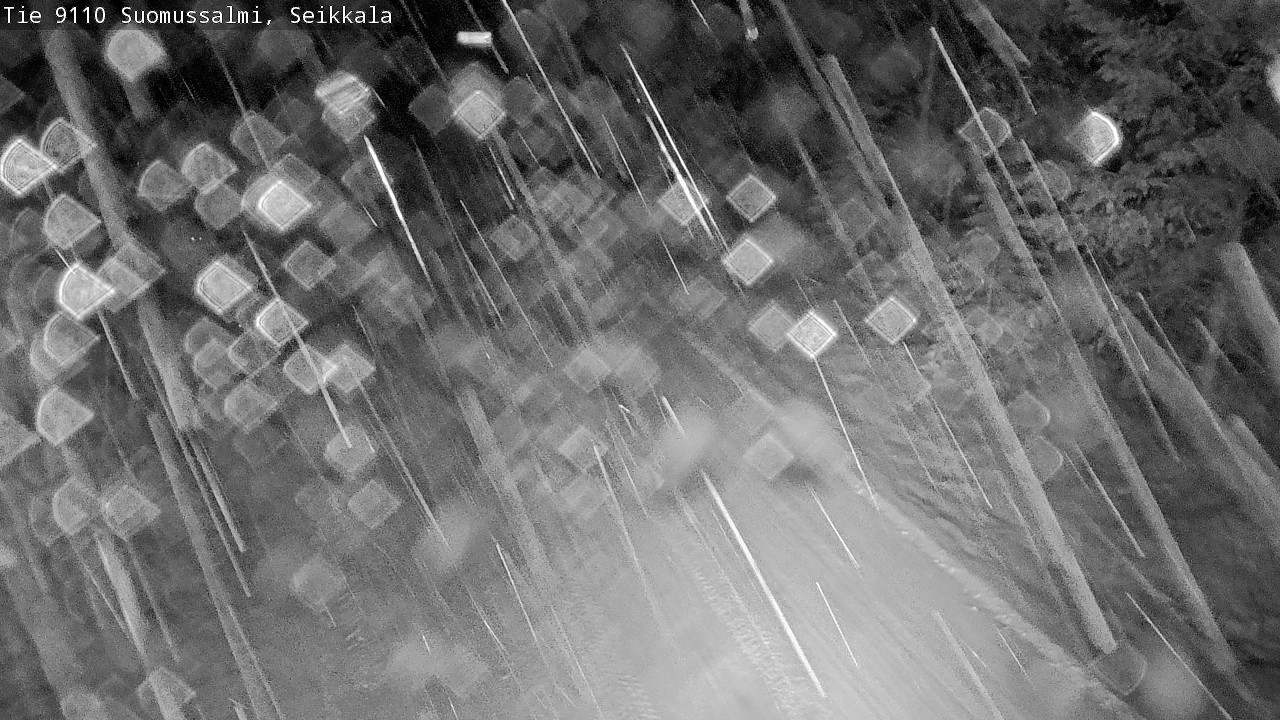 Weather Camera Image Road 9110 Suomussalmi, Seikkala, Suomussalmi, Kainuu