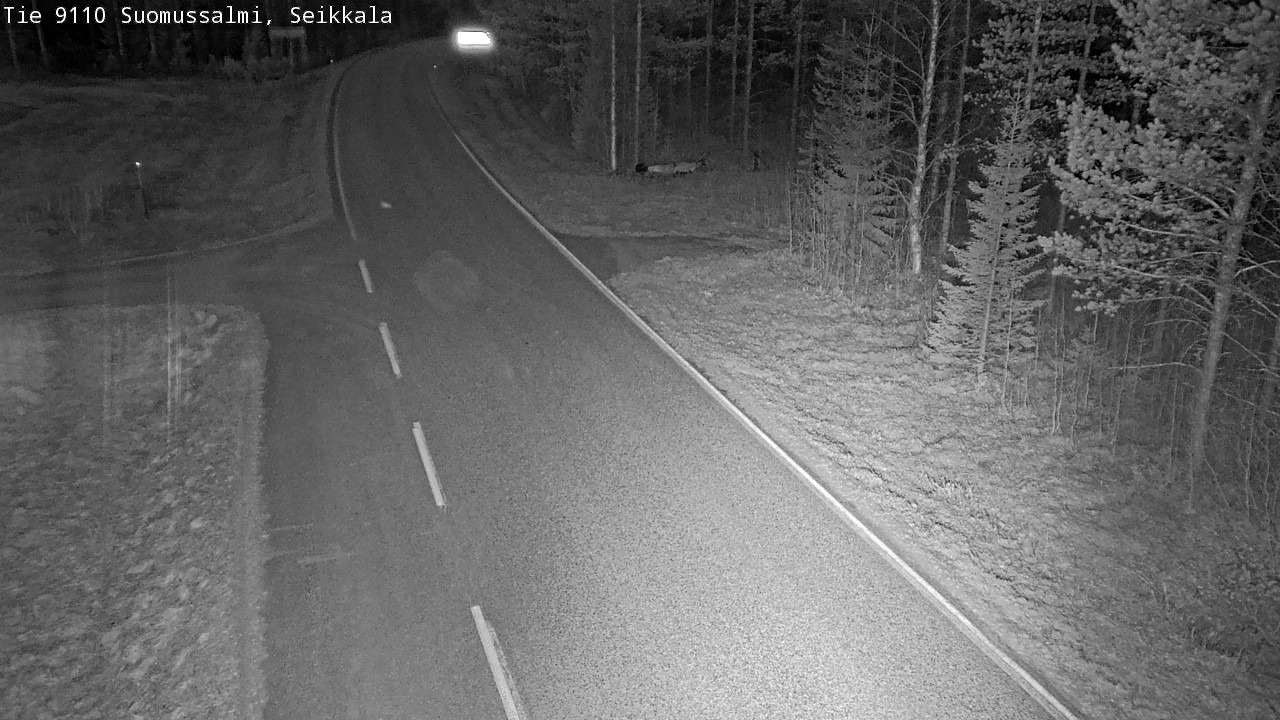 Weather Camera Image Road 9110 Suomussalmi, Seikkala, Suomussalmi, Kainuu