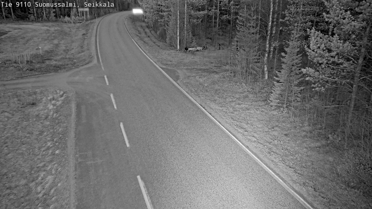 Weather Camera Image Road 9110 Suomussalmi, Seikkala, Suomussalmi, Kainuu