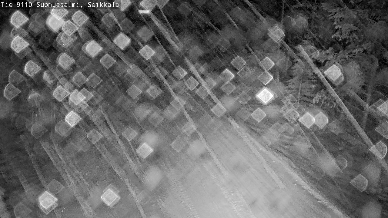 Weather Camera Image Road 9110 Suomussalmi, Seikkala, Suomussalmi, Kainuu