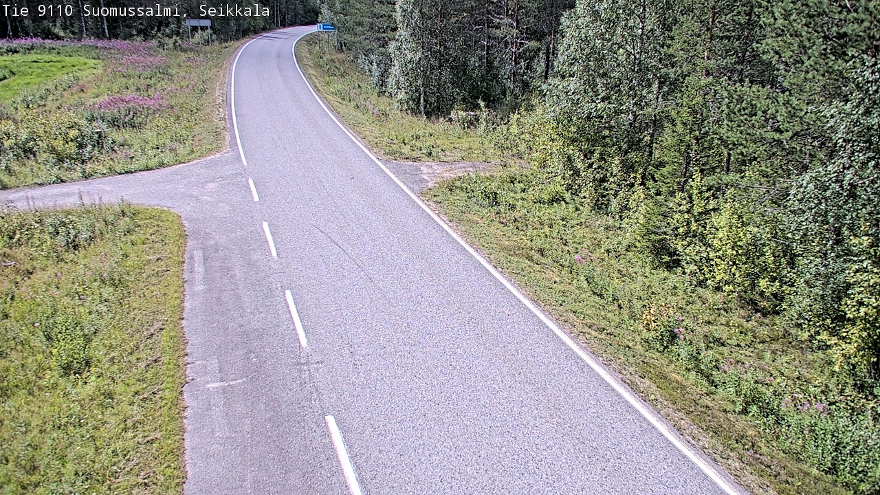 Kelikamerat Kuva Tie 9110 Suomussalmi, Seikkala, Suomussalmi, Kainuu