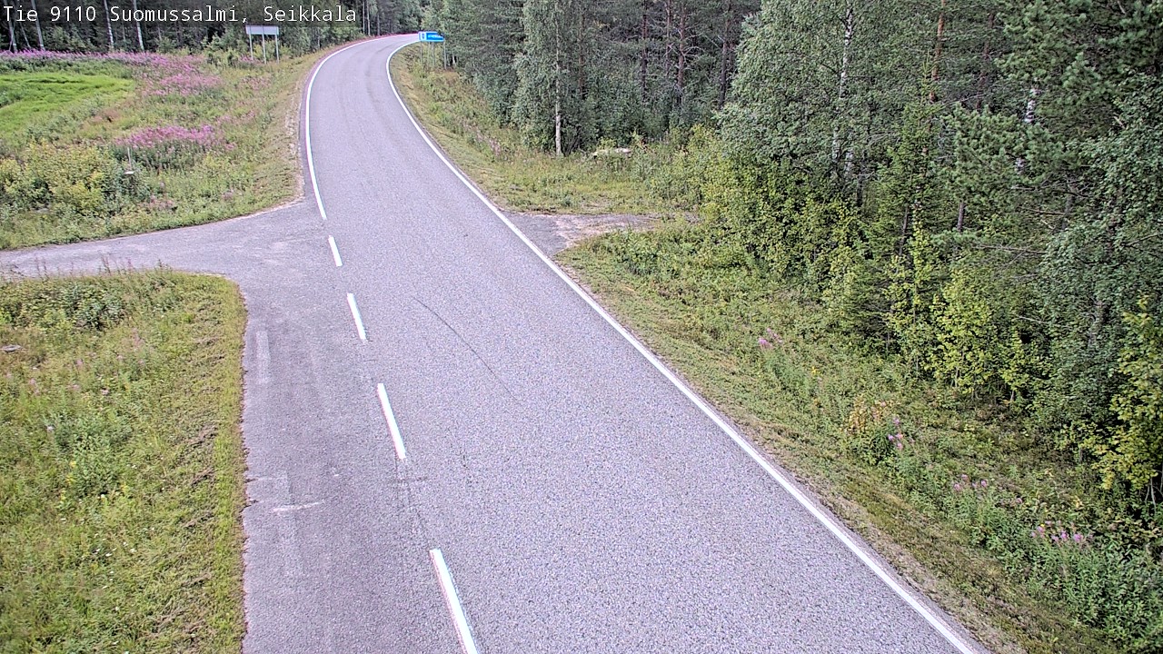 Kelikamerat Kuva Tie 9110 Suomussalmi, Seikkala, Suomussalmi, Kainuu