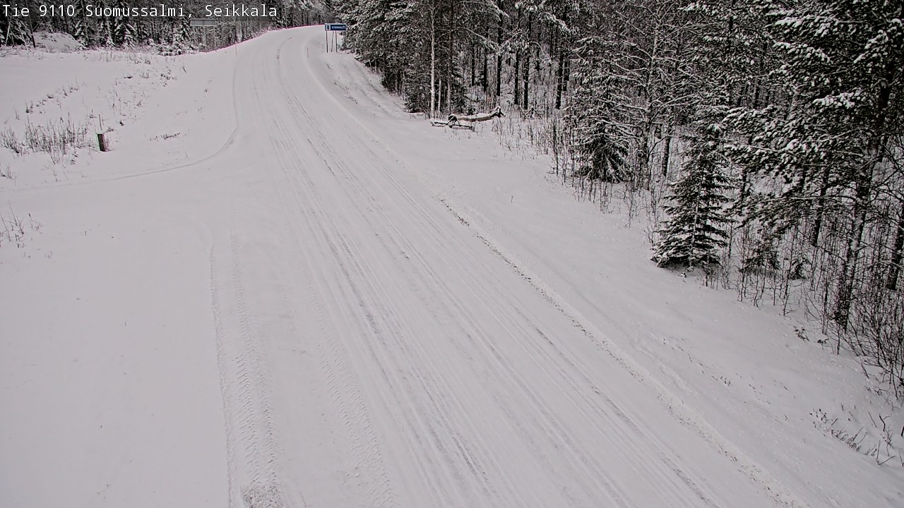 Weather Camera Image Road 9110 Suomussalmi, Seikkala, Suomussalmi, Kainuu