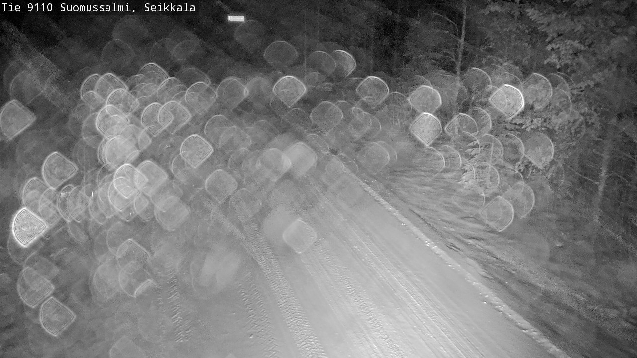 Weather Camera Image Road 9110 Suomussalmi, Seikkala, Suomussalmi, Kainuu