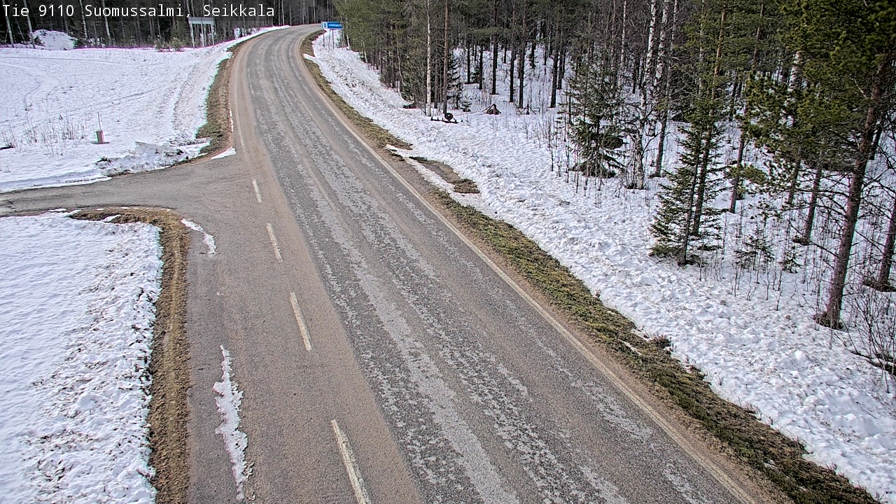Weather Camera Image Road 9110 Suomussalmi, Seikkala, Suomussalmi, Kainuu