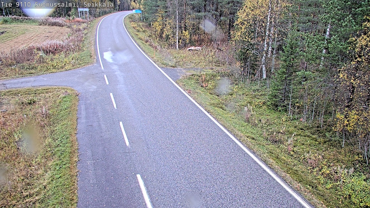 Weather Camera Image Road 9110 Suomussalmi, Seikkala, Suomussalmi, Kainuu