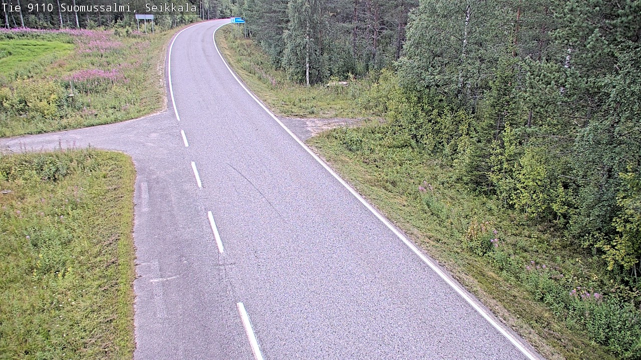 Kelikamerat Kuva Tie 9110 Suomussalmi, Seikkala, Suomussalmi, Kainuu