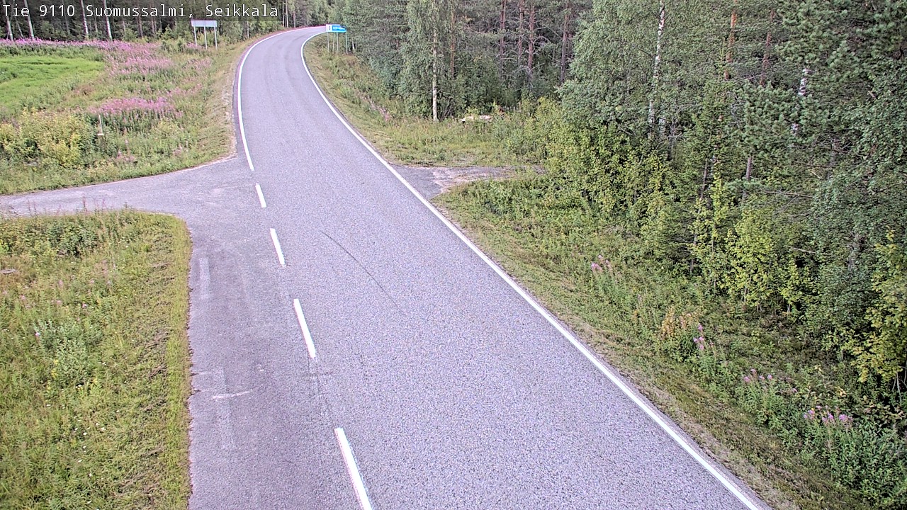 Kelikamerat Kuva Tie 9110 Suomussalmi, Seikkala, Suomussalmi, Kainuu
