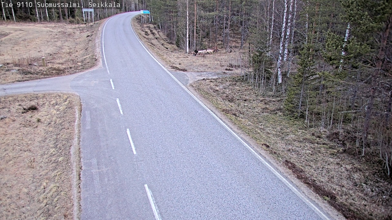 Weather Camera Image Road 9110 Suomussalmi, Seikkala, Suomussalmi, Kainuu